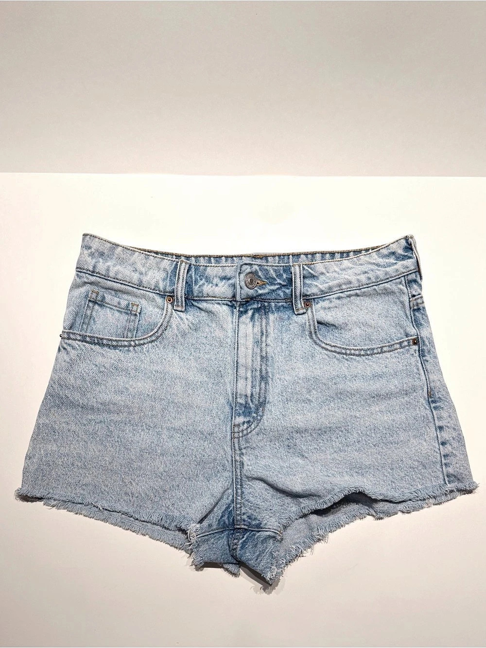 PacSun Mom Short Denim Jean Shorts in Blue Waist 29
